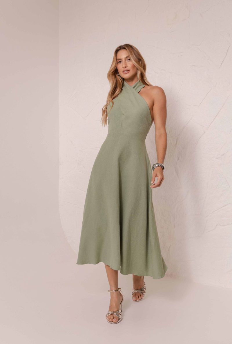 vestido bonfim menta