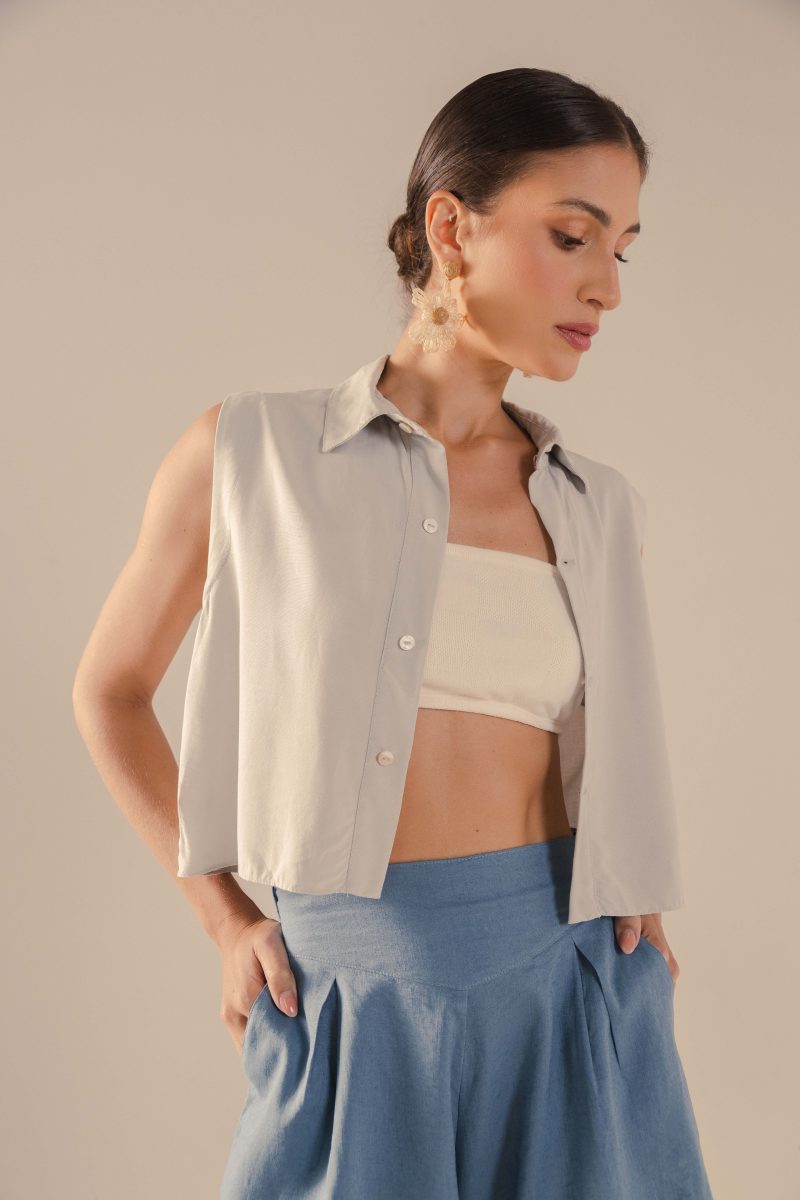 top dominica off white
