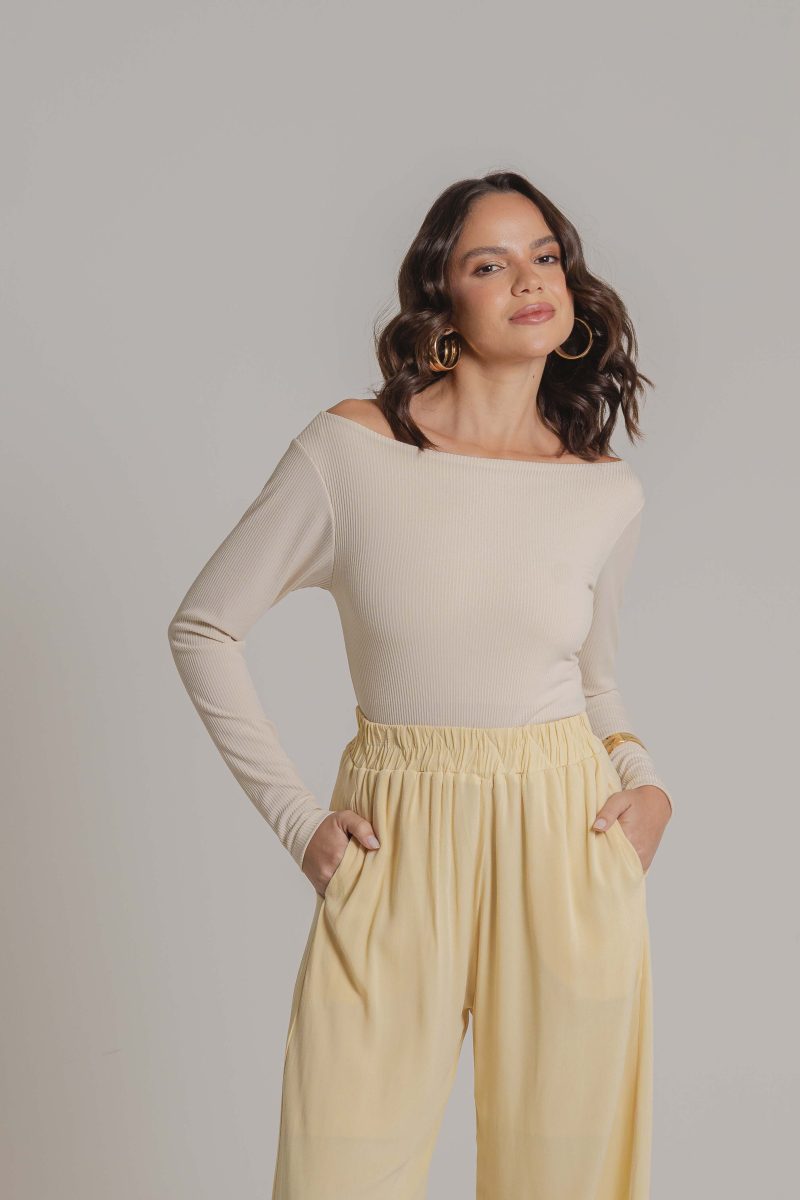BLUSA SAHY BAUNILHA