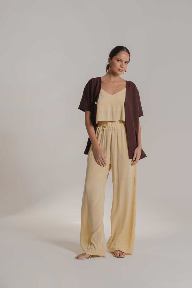 CALÇA TRANCOSO MANTEIGA